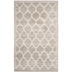 AMHERST, LIGHT GREY / IVORY, 5' X 8', Area Rug, AMT415B-5