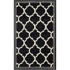 AMHERST, ANTHRACITE / IVORY, 3' X 5', Area Rug, AMT415G-3