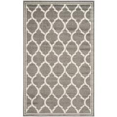 AMHERST, DARK GREY / BEIGE, 5' X 8', Area Rug, AMT415R-5