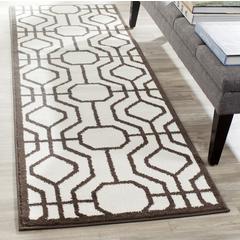 AMHERST, IVORY / BROWN, 2'-3" X 7', Area Rug