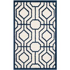 AMHERST, IVORY / NAVY, 2'-6" X 4', Area Rug, AMT416M-24