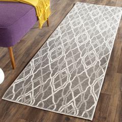 AMHERST, GREY / LIGHT GREY, 2'-3" X 7', Area Rug, AMT417C-27