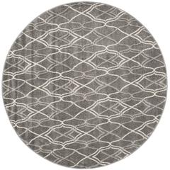 AMHERST, GREY / LIGHT GREY, 5' X 5' Round, Area Rug, AMT417C-5R