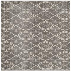 AMHERST, GREY / LIGHT GREY, 7' X 7' Square, Area Rug, AMT417C-7SQ