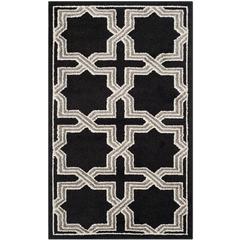 AMHERST, ANTHRACITE / GREY, 3' X 5', Area Rug