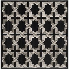 AMHERST, ANTHRACITE / GREY, 7' X 7' Square, Area Rug
