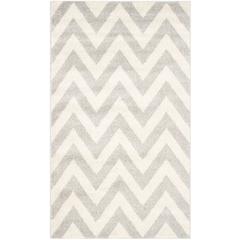 AMHERST, LIGHT GREY / BEIGE, 3' X 5', Area Rug, AMT419B-3