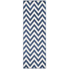 AMHERST, NAVY / BEIGE, 2'-3" X 7', Area Rug, AMT419P-27