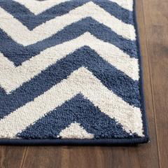 AMHERST, NAVY / BEIGE, 2'-3" X 11', Area Rug, AMT419P-211