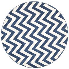 AMHERST, NAVY / BEIGE, 7' X 7' Round, Area Rug, AMT419P-7R