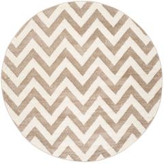 AMHERST, WHEAT / BEIGE, 7' X 7' Round, Area Rug, AMT419S-7R
