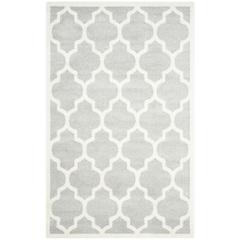 AMHERST, LIGHT GREY / BEIGE, 5' X 8', Area Rug, AMT420B-5