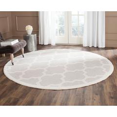 AMHERST, LIGHT GREY / BEIGE, 5' X 5' Round, Area Rug, AMT420B-5R