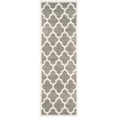AMHERST, DARK GREY / BEIGE, 2'-3" X 7', Area Rug, AMT420R-27