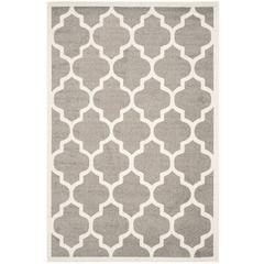 AMHERST, DARK GREY / BEIGE, 6' X 9', Area Rug, AMT420R-6