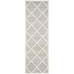 AMHERST, LIGHT GREY / BEIGE, 2'-3" X 11', Area Rug, AMT421B-211