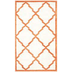 AMHERST, BEIGE / ORANGE, 3' X 5', Area Rug, AMT421F-3