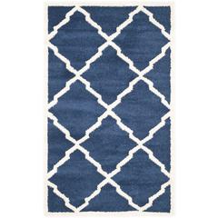 AMHERST, NAVY / BEIGE, 3' X 5', Area Rug, AMT421P-3