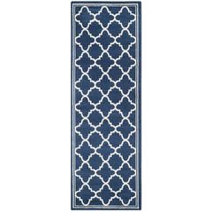 AMHERST, NAVY / BEIGE, 2'-3" X 7', Area Rug, AMT422P-27