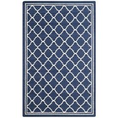 AMHERST, NAVY / BEIGE, 4' X 6', Area Rug, AMT422P-4