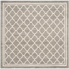 AMHERST, DARK GREY / BEIGE, 5' X 5' Square, Area Rug, AMT422R-5SQ
