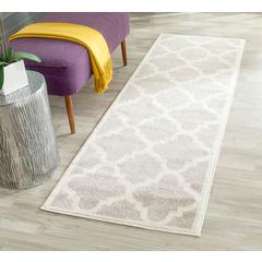 AMHERST, LIGHT GREY / BEIGE, 2'-3" X 11', Area Rug, AMT423B-211