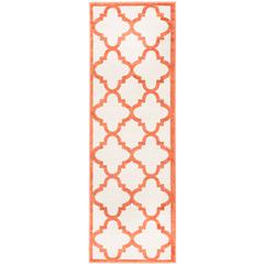 AMHERST, BEIGE / ORANGE, 2'-3" X 7', Area Rug, AMT423F-27