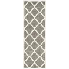 AMHERST, DARK GREY / BEIGE, 2'-3" X 7', Area Rug, AMT423R-27