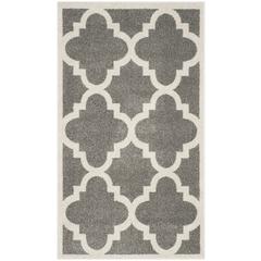 AMHERST, DARK GREY / BEIGE, 3' X 5', Area Rug, AMT423R-3