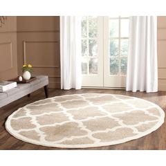 AMHERST, WHEAT / BEIGE, 5' X 5' Round, Area Rug, AMT423S-5R