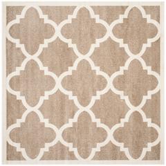 AMHERST, WHEAT / BEIGE, 5' X 5' Square, Area Rug, AMT423S-5SQ