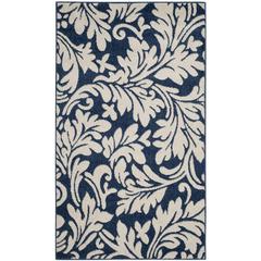 AMHERST, NAVY / IVORY, 3' X 5', Area Rug, AMT425P-3