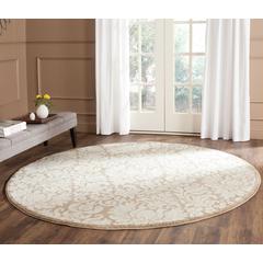AMHERST, WHEAT / BEIGE, 5' X 5' Round, Area Rug, AMT427S-5R