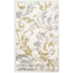 AMHERST, IVORY / LIGHT GREY, 3' X 5', Area Rug, AMT428E-3
