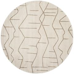 AMHERST, IVORY / GREY, 7' X 7' Round, Area Rug, AMT429K-7R