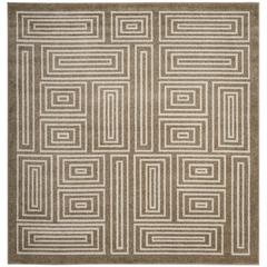 AMHERST, WHEAT / BEIGE, 7' X 7' Square, Area Rug, AMT430S-7SQ