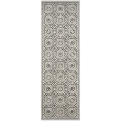 AMHERST, LIGHT GREY / IVORY, 2'-3" X 7', Area Rug, AMT431B-27