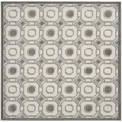AMHERST, IVORY / GREY, 7' X 7' Square, Area Rug, AMT431E-7SQ