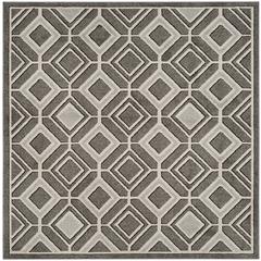 AMHERST, GREY / LIGHT GREY, 7' X 7' Square, Area Rug, AMT433C-7SQ