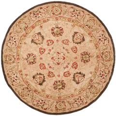 ANATOLIA, BEIGE / BEIGE, 4' X 4' Round, Area Rug