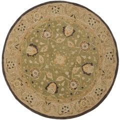 ANATOLIA, SAGE / BEIGE, 4' X 4' Round, Area Rug