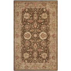 ANATOLIA, BROWN / GREEN, 5' X 8', Area Rug