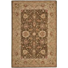 ANATOLIA, BROWN / GREEN, 6' X 9', Area Rug