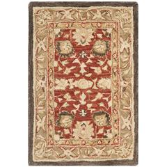 ANATOLIA, RUST / GREEN, 2' X 3', Area Rug