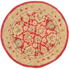 ANATOLIA, RED / IVORY, 4' X 4' Round, Area Rug