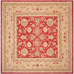 ANATOLIA, RED / IVORY, 8' X 8' Square, Area Rug