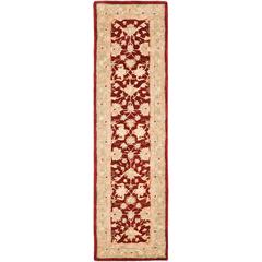 ANATOLIA, RED / MOSS, 2'-3" X 8', Area Rug