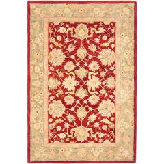 ANATOLIA, RED / MOSS, 4' X 6', Area Rug