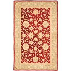 ANATOLIA, RED / MOSS, 5' X 8', Area Rug