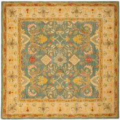 ANATOLIA, LIGHT BLUE / IVORY, 8' X 8' Square, Area Rug